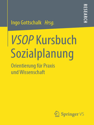 cover image of VSOP Kursbuch Sozialplanung